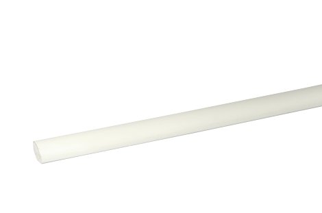 FN Neuhofer Viertelrundstab STFA006 Weiß 2400x13x13 mm