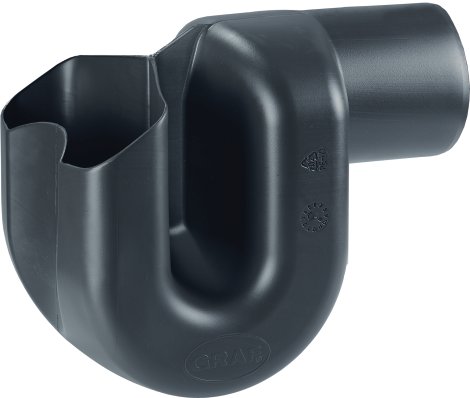 GRAF Überlaufsiphon Schwarz DN 150