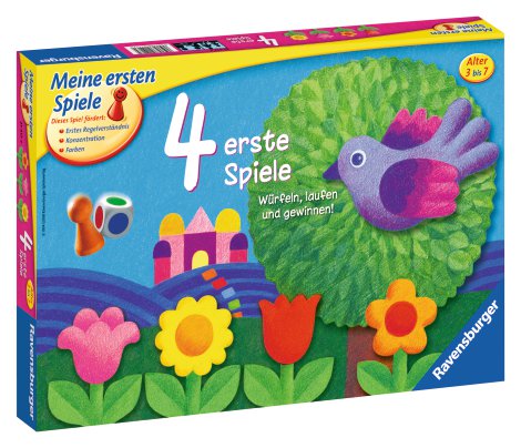 RAVENSBURGER Kinderspiel 4 erste Spiele
