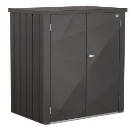 BIOHORT Terrassenschrank Romeo XDesign, Dunkelgrau-Metallic
