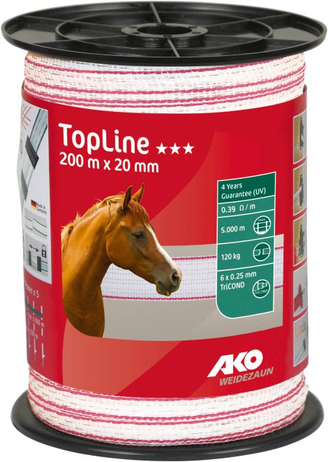 AKO Band TopLine, weiß/pink