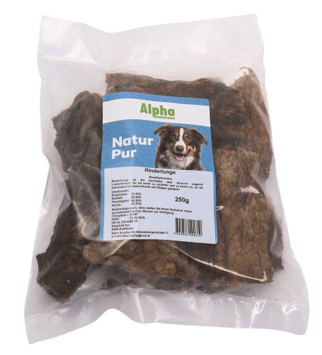 ALPHA Rinderlunge flach 250 g