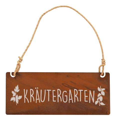 Gartenschild Kräutergarten 110 cm