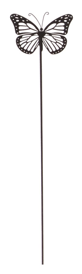 KENT LIVING Dekostecker kleiner Schmetterling 11x1,5x64 cm schwarz