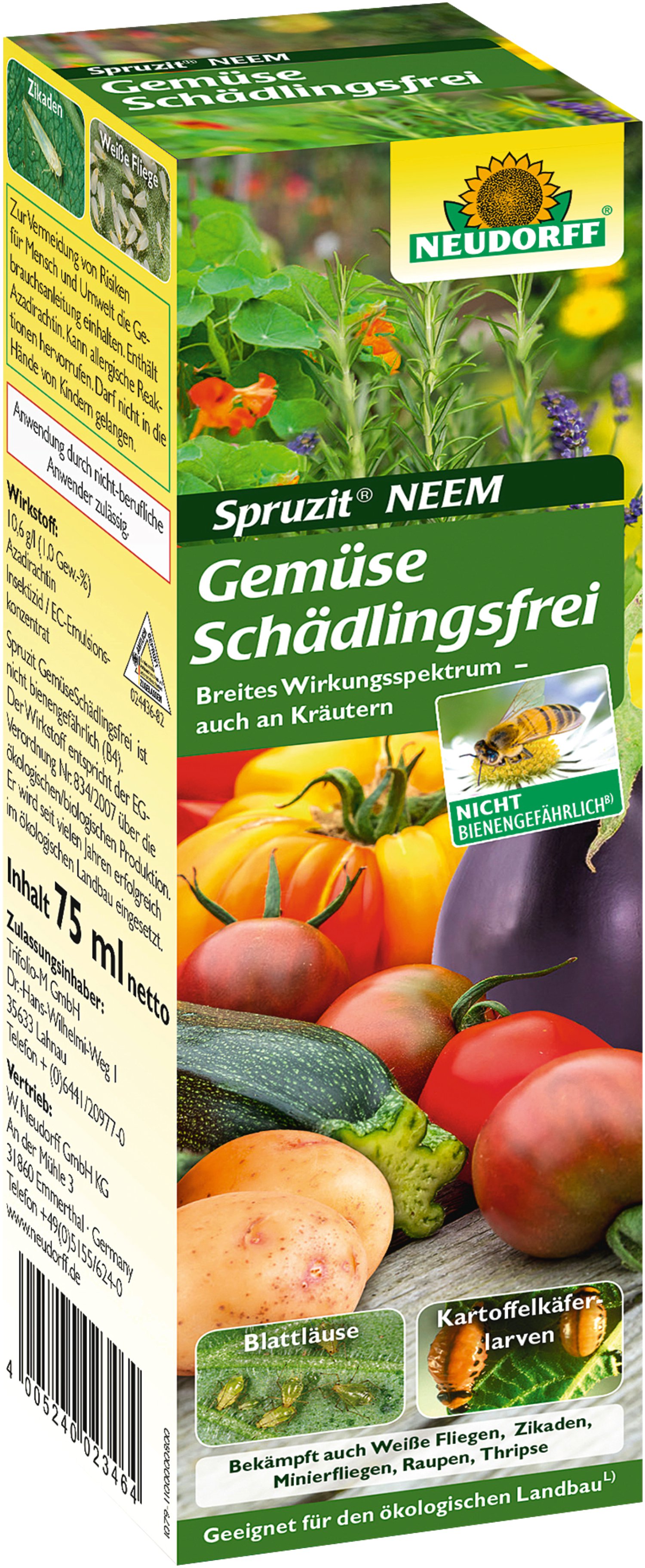 NEUDORFF® Spruzit NEEM GemüseSchädlingsfrei 75 ml