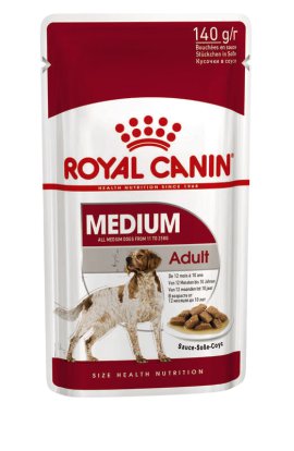 ROYAL CANIN Hundenassfutter Medium Adult in Soße 140 g