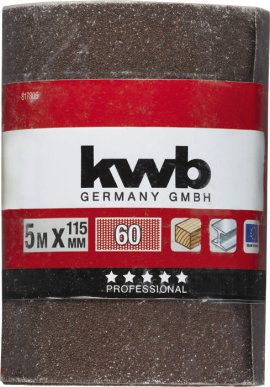 KWB Schleifrolle Korund K60, 115 mm 5 m