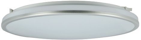 E2 LED Wand- und Deckenleuchte White² Chrom matt 18W ⌀ 33 mm
