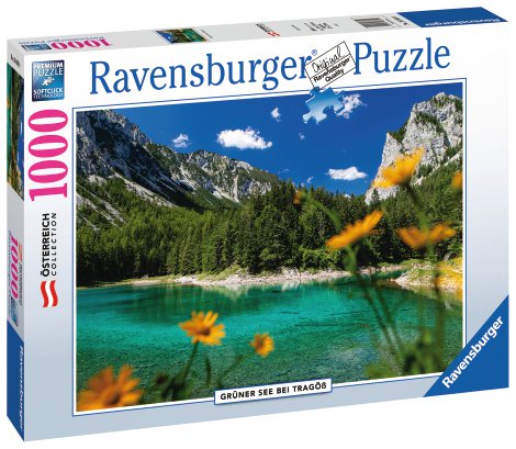 RAVENSBURGER Puzzle Grüner See bei Tragöß