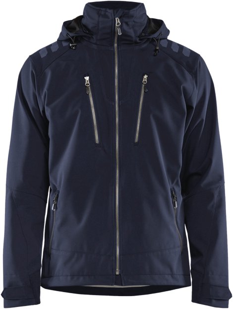 BLÅKLÄDER Softshell Jacke dunkel-marineblau/schwarz 2 XL
