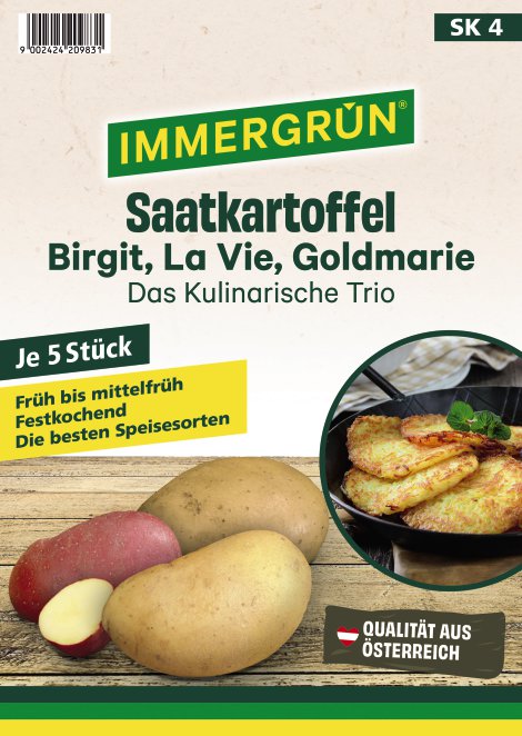 IMMERGRÜN Saatkartoffel Goldmarie 10 Stk.