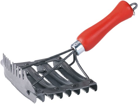 Metallstriegel mit Mähnenkamm