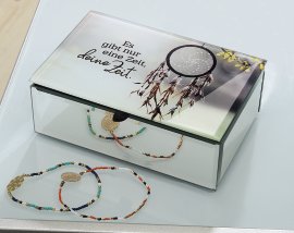 Schmuckbox Es gibt nur Glas