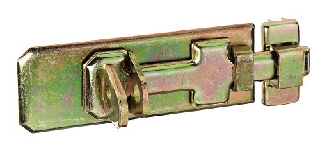 ALBERTS Schlossriegel mit Schlüssel verzinkt 100x40x20x15 mm
