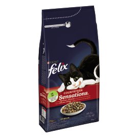 FELIX Katzennahrung Meaty Sensations Rind