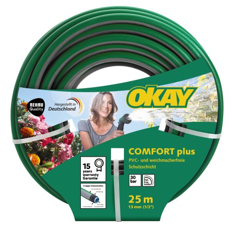 OKAY Gartenschlauch Comfort 1/2" 25 m