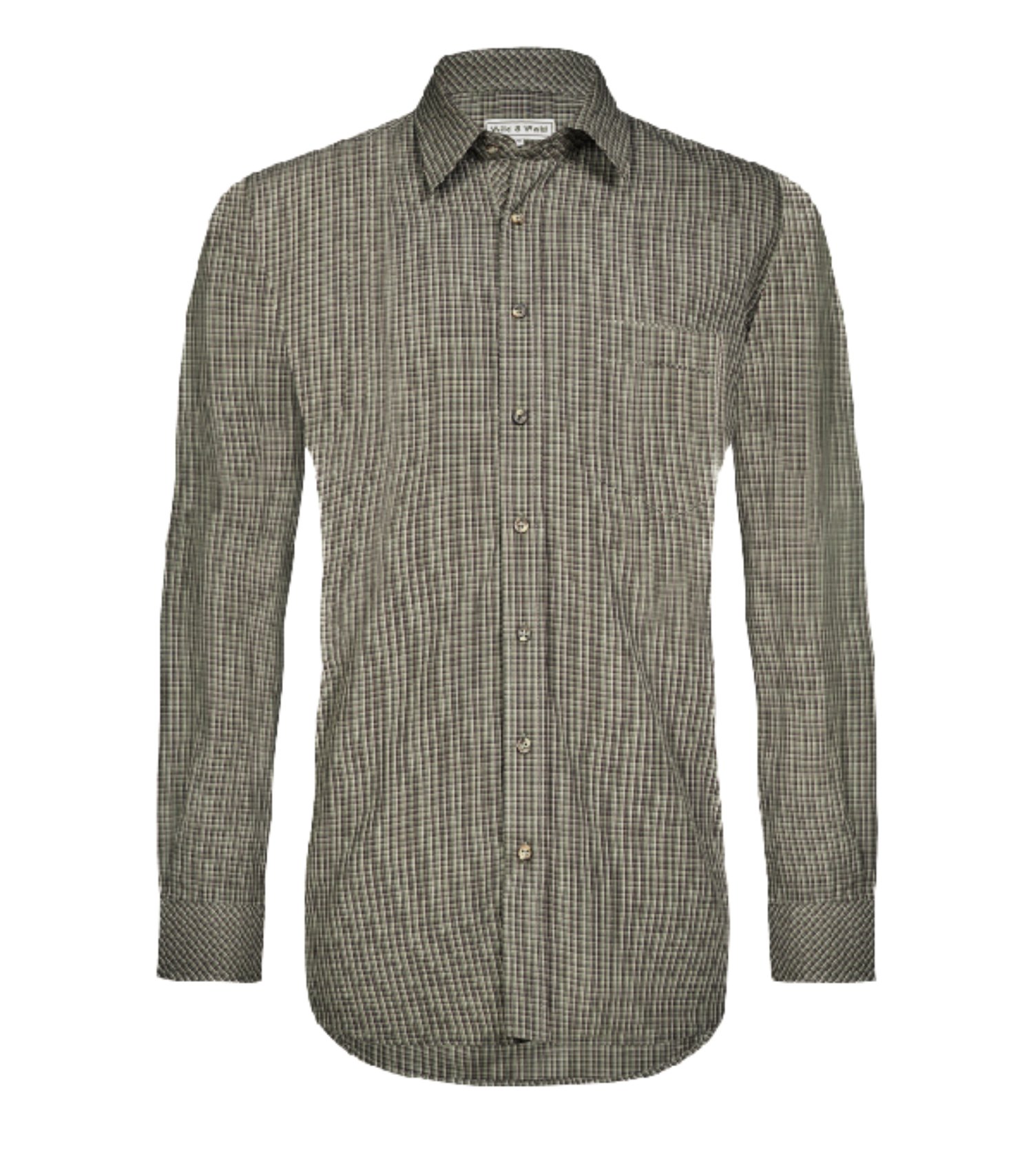 Wild & Wald Herren Langarm Jagdhemd Marolo