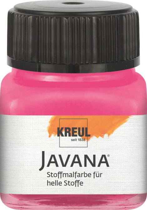 KREUL Stoffmalfarbe für helle Stoffe Pink 20 ml