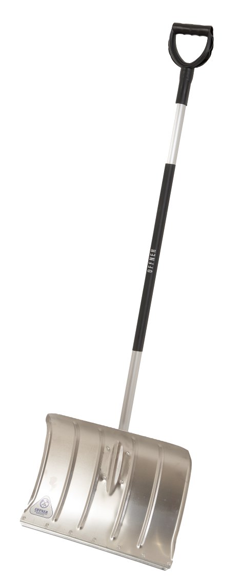 OFFNER Schneeschieber Profi mit Alu-Stiel und D-Griff