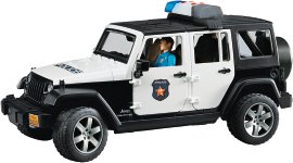 BRUDER Jeep Polizeifahrzeug 02526