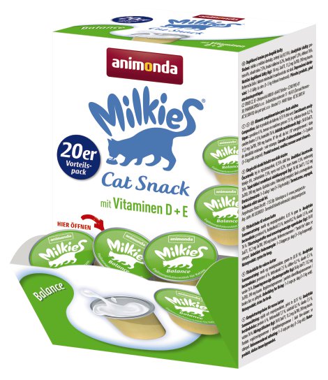 ANIMONDA Milkies Cat Snack Cup Balance 300 g