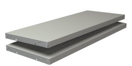 SCHULTE REGALWELT Steckfachboden Weiß, 2 Stk.