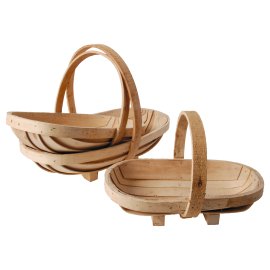 Holz-Gartenkorb 3er Set