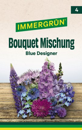 IMMERGRÜN Tütensamen Bouquet Mischung Blue Designer