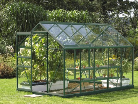 VITAVIA Gewächshaus Venus 6200 ESG 3 mm Grün