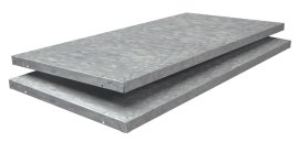 SCHULTE REGALWELT Steckfachboden verzinkt, 2 Stk.