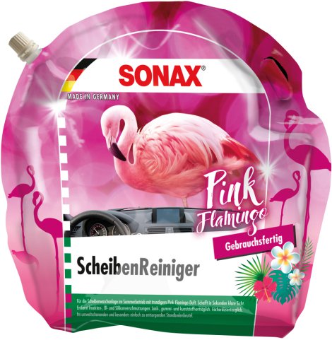 SONAX Scheibenreiniger Pink Flamingo, Gebrauchsfertig