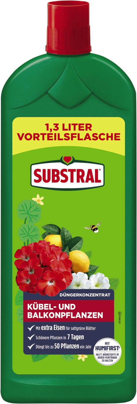 SUBSTRAL® Balkon- & Kübelpflanzen-Nahrung 1,3 l