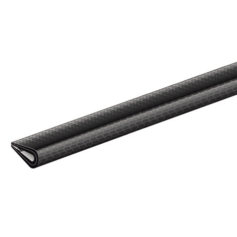 ALBERTS Kantenschutzprofil Kunststoff Schwarz 1,5 m