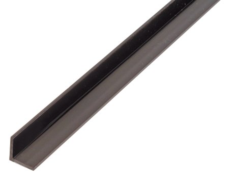ALBERTS Winkelprofil Schwarz 1 m, 25x25x1,8 mm