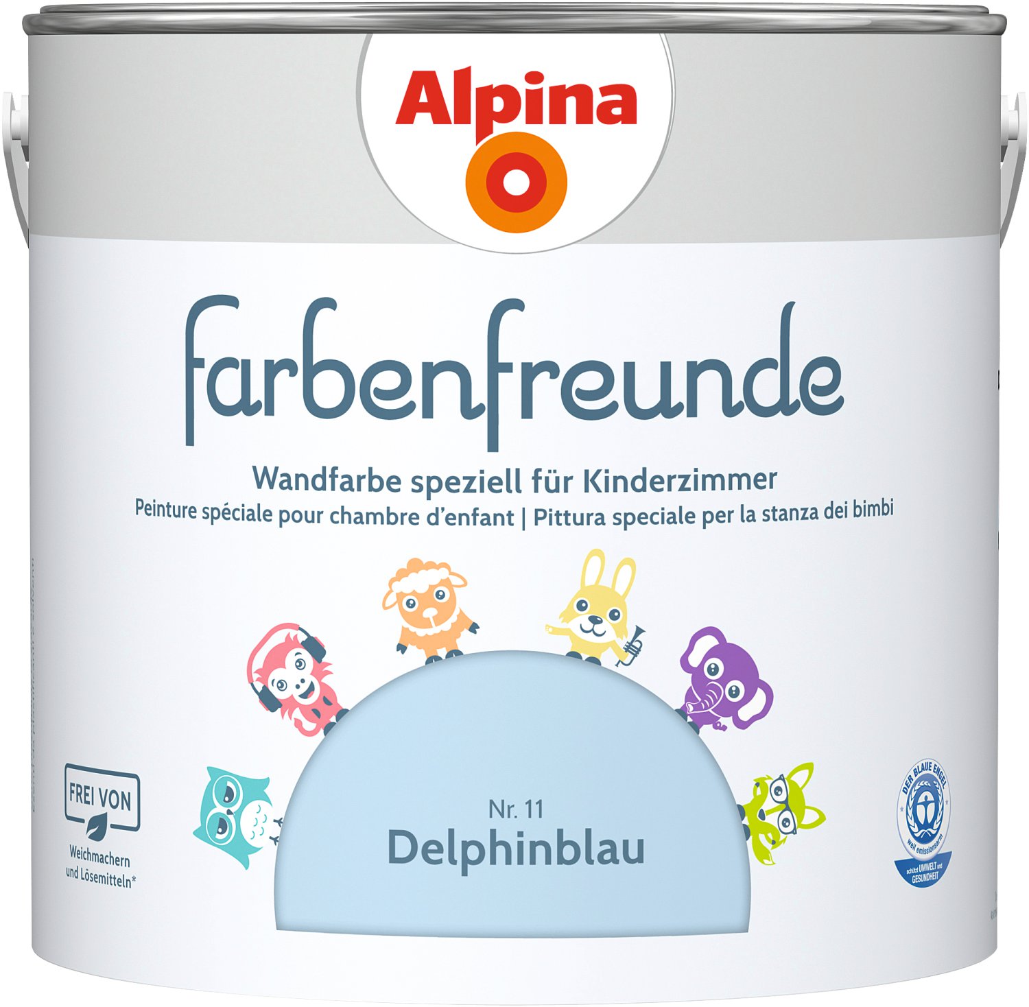 ALPINA Farbenfreunde Delphinblau 2,5 l