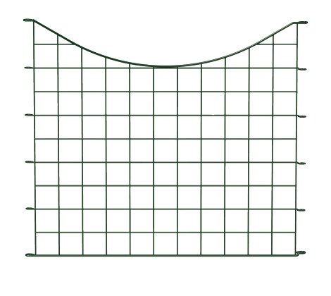 ALBERTS Zaunfeld Bogen unten Grün 773x665 mm