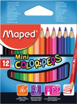 MAPED Farbstiftetui Mini Color Peps 12 Stk.