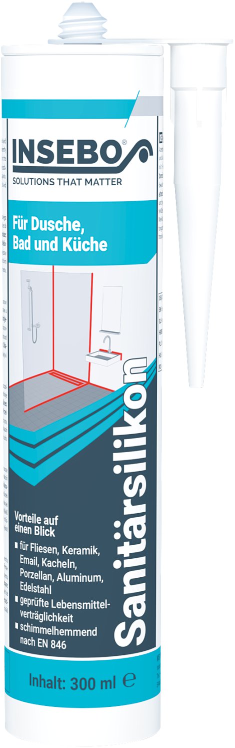 INSEBO® Sanitärsilikon 300 ml, transparent
