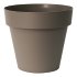 EURO3PLAST Pflanzentopf Mitu Pac Taupe 6 l, 25x22 cm (ØxH)