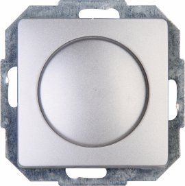 KOPP LED-Druck-Wechseldimmer Paris Silber