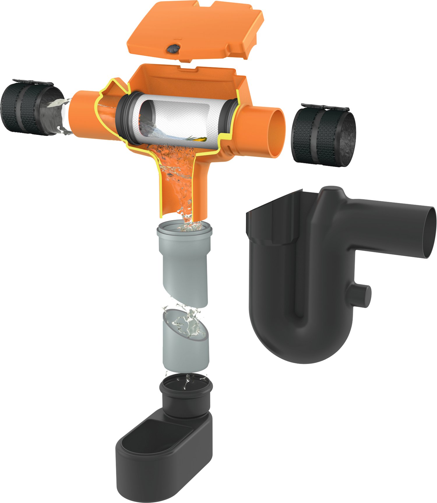 GARANTIA Supra-Filter Ausbaupaket Cristall gerade