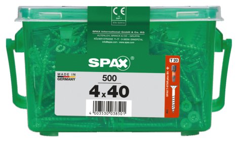 SPAX Schraube Senkkopf Wirox 4,0x40 mm 500 Stk.