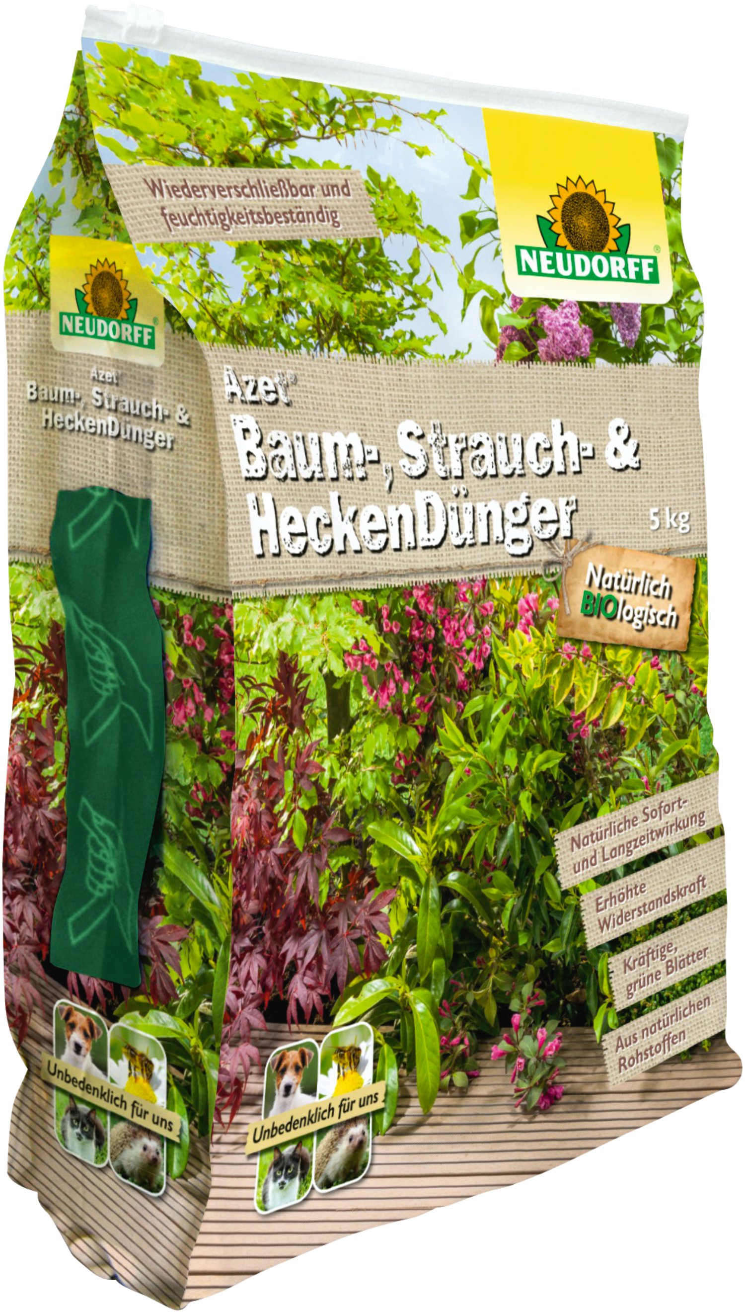 NEUDORFF Baum, Strauch und Heckendünger Azet 5 kg