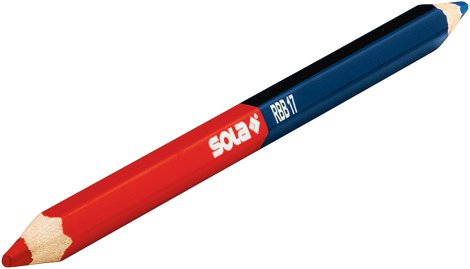 SOLA Bleistift RBB Rot/Blau 17 cm