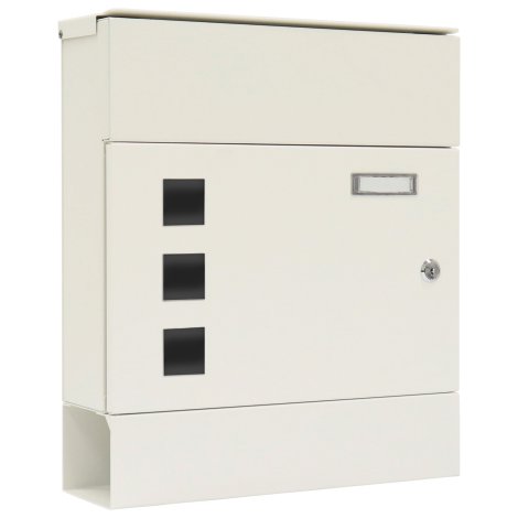 ROTTNER Briefkasten Globe weiss