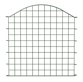ALBERTS Zaunfeld Bogen oben Grün 785x773 mm