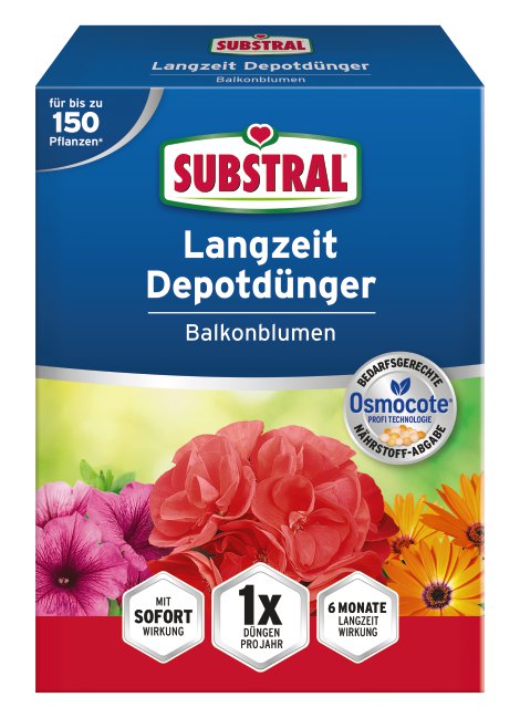 SUBSTRAL® Langzeit Depotdünger für Balkonblumen 1,5 kg