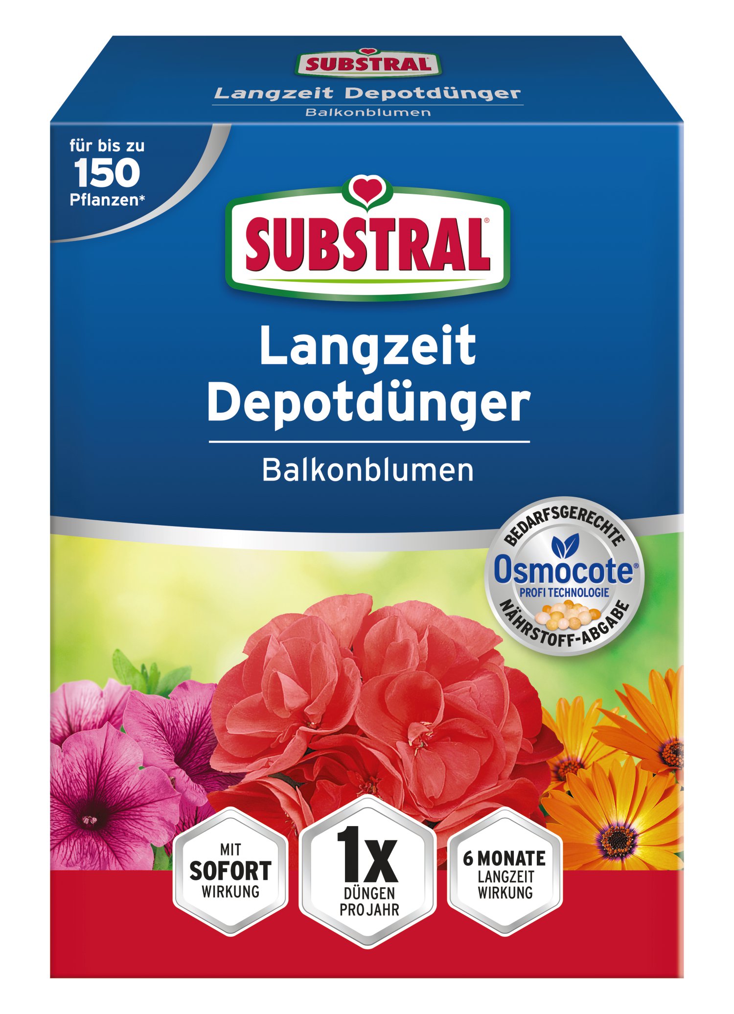 SUBSTRAL® Langzeit Depotdünger für Balkonblumen