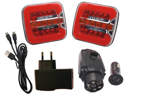 Hevi LED-Heckleuchtenset kabellos