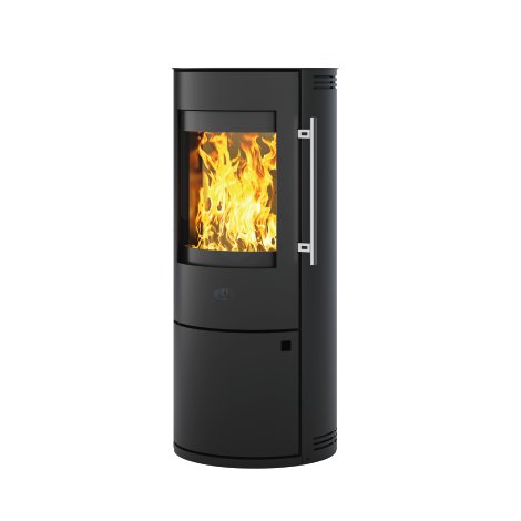 Kaminofen Neapel Premium Stahl Schwarz